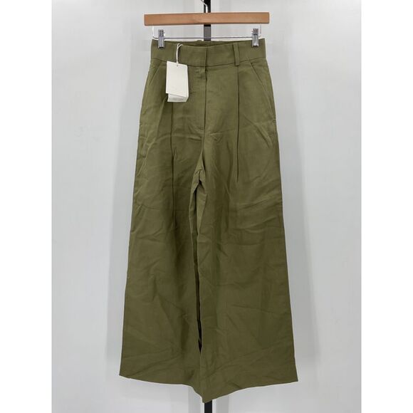 COS Pants - Olive Green Wide-Leg Women's Pants